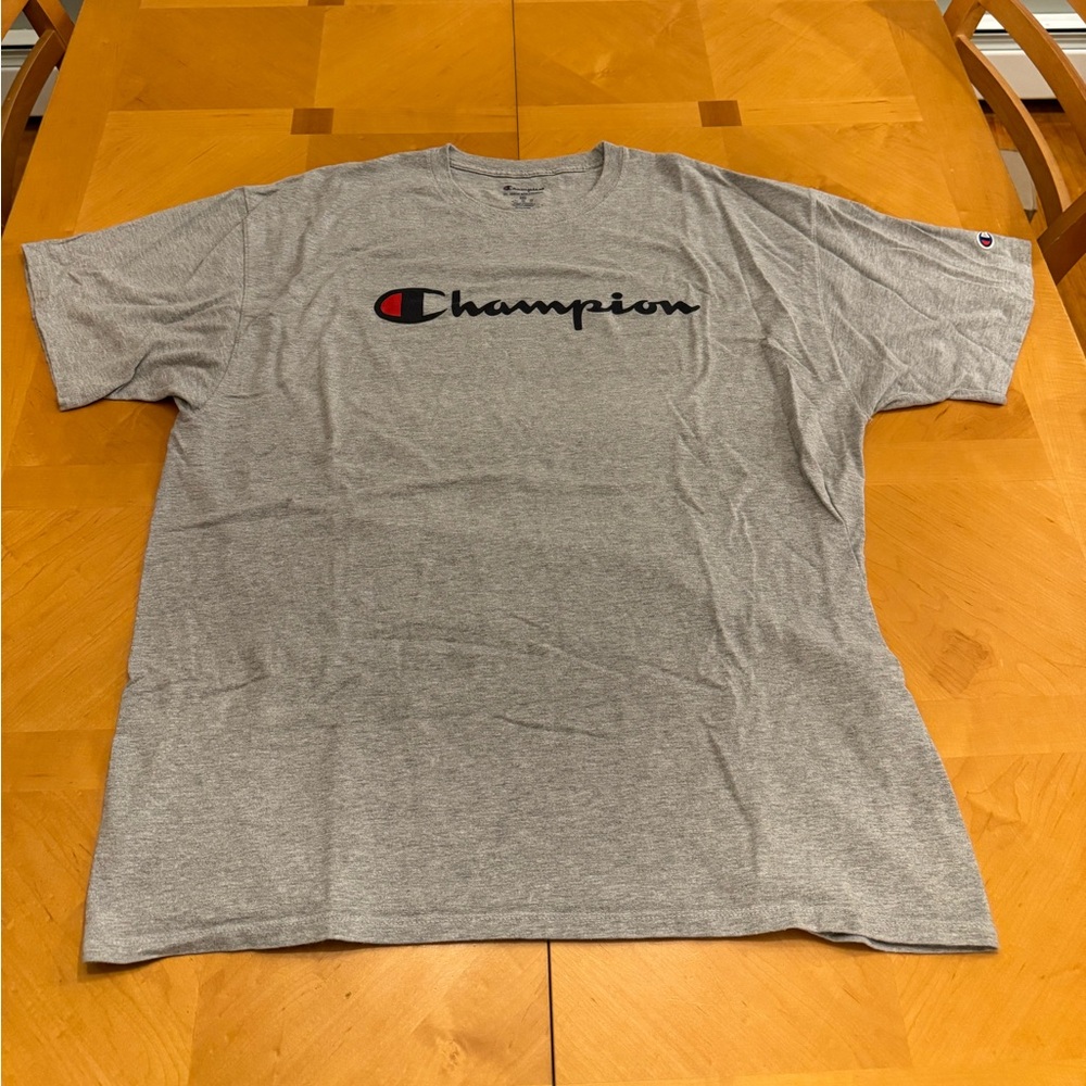 Champion Men's Heather Gray Short Sleeve Tee